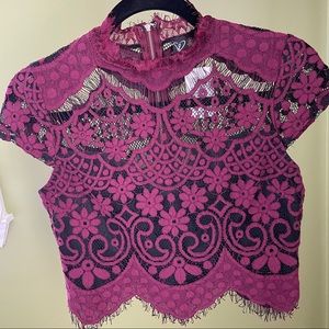Lace Crop Top